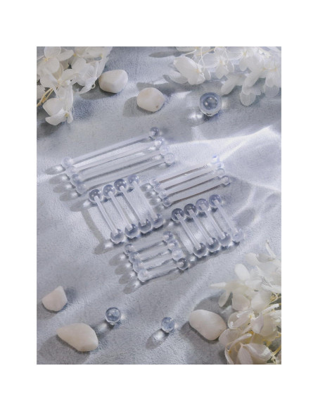 Anillos de Perforación Bioflex 14G - 20 Piezas Mixtas Anillos de Perforación Bioflex 14G - 20 Piezas Mixtas