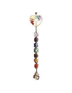 Árbol de la Vida 7 Piedras Chakra Fmelut 4.5 cm Decoración