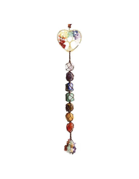 Árbol de la Vida 7 Piedras Chakra Fmelut 4.5 cm Decoración Árbol de la Vida 7 Piedras Chakra Fmelut 4.5 cm Decoración