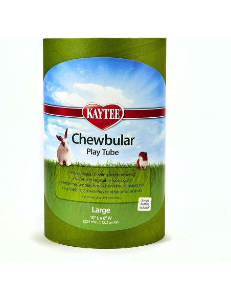 Tubo de Juego Chewbular Kaytee para Conejos y Cobayas Grande Tubo de Juego Chewbular Kaytee para Conejos y Cobayas Grande