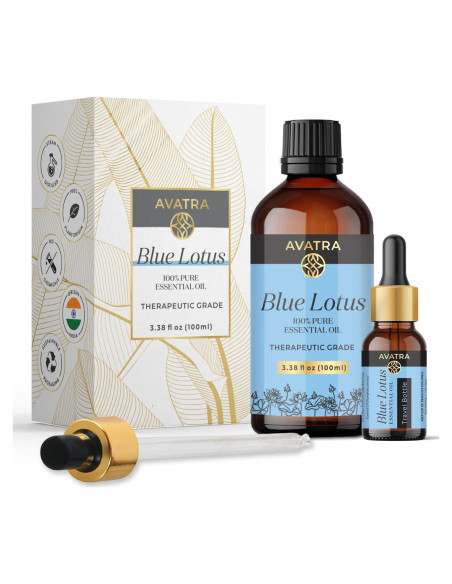 Aceite Esencial de Loto Azul Avatra 100 ml - Natural y Sin Diluir Aceite Esencial de Loto Azul Avatra 100 ml - Natural y Sin Diluir