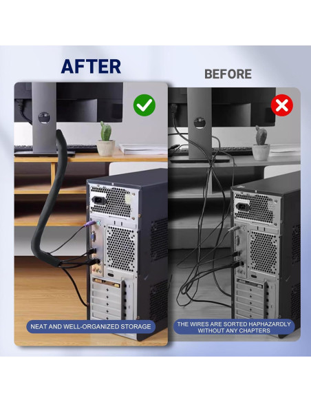 Manga Organizador de Cables Neopreno 1.0m CableGeeker Manga Organizador de Cables Neopreno 1.0m CableGeeker