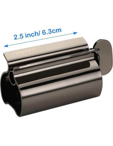 Exprimidor de Tubo de Acero Inoxidable YIERMA Negro 3 Piezas