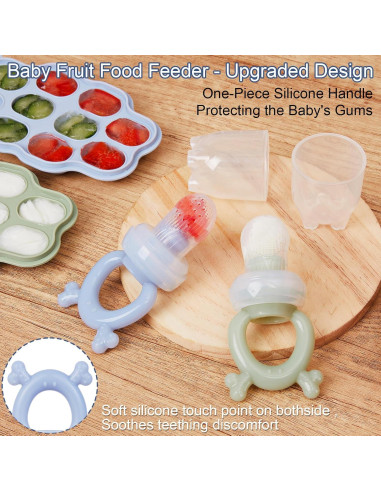 Moldes de Popsicle KingKam para Bebés + Alimentador de Frutas