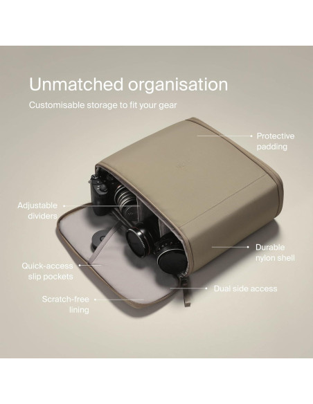 Bolsa de Inserción para Cámara Urth Norite Gris - Impermeable y Reciclada Bolsa de Inserción para Cámara Urth Norite Gris - Impermeable y Reciclada