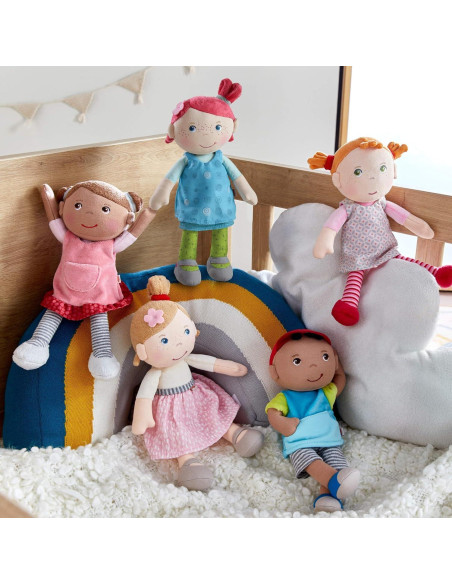 Muñeca Suave HABA Camilla 25 cm Lavable para Bebés 6+ Meses Muñeca Suave HABA Camilla 25 cm Lavable para Bebés 6+ Meses