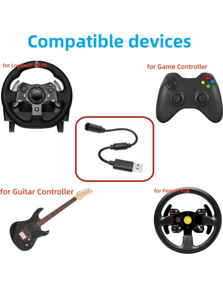 Cable USB de Ruptura BFZDYQL para Volantes Thrustmaster Cable USB de Ruptura BFZDYQL para Volantes Thrustmaster