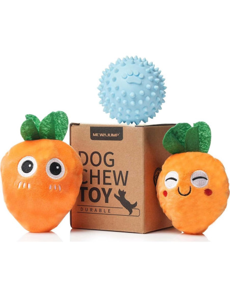 Juguete para Perros Mewajump 3-en-1 con Pelota Squeaky Juguete para Perros Mewajump 3-en-1 con Pelota Squeaky