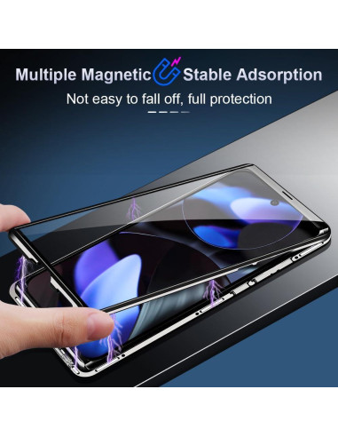 Funda QUIETIP para Google Pixel 9 y 9 Pro, Vidrio Templado Negro