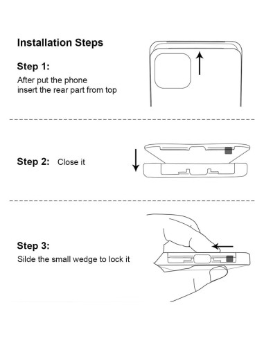 Funda QUIETIP para Google Pixel 9 y 9 Pro, Vidrio Templado Negro