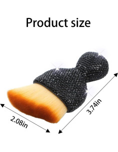 Cepillo de Polvo para Auto zipelo - Cerdas Suaves, Negro 2