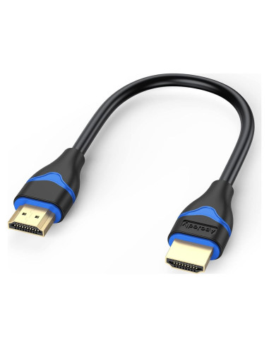 Cable HDMI corto 15 cm ApoJodly 4K 60Hz alta velocidad