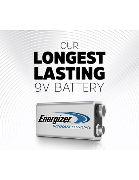 Baterías de Litio 9V Energizer Ultimate - 1 Paquete Baterías de Litio 9V Energizer Ultimate - 1 Paquete
