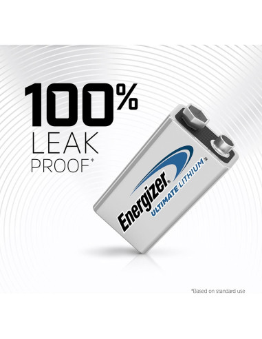 Baterías de Litio 9V Energizer Ultimate - 1 Paquete