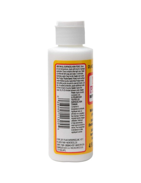 Mod Podge Sellador Mate 118 ml - Pegamento No Tóxico para Manualidades Mod Podge Sellador Mate 118 ml - Pegamento No Tóxico para Manualidades