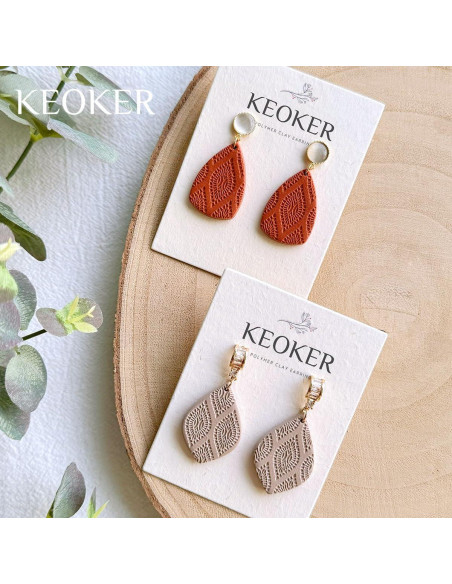 Hojas de Textura para Arcilla Polimérica Keoker - Modelo A Hojas de Textura para Arcilla Polimérica Keoker - Modelo A