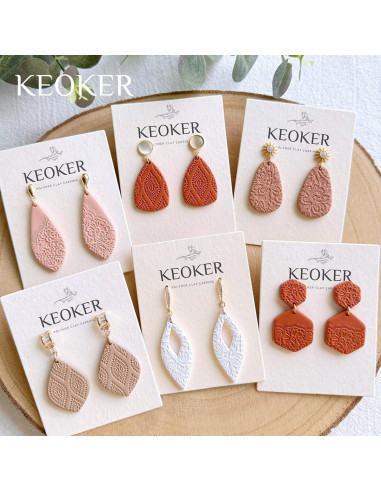 Hojas de Textura para Arcilla Polimérica Keoker - Modelo A