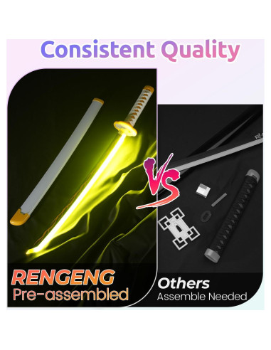 Espada Iluminada RENGENG LU-062 76cm Recargable para Niños