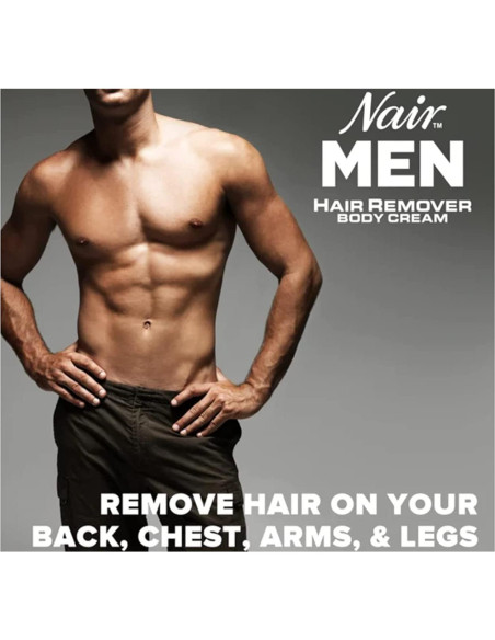 Crema Removedora de Vello Corporal para Hombre Nair 368 g Crema Removedora de Vello Corporal para Hombre Nair 368 g
