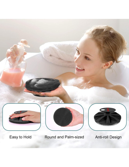 Cepillo de Ducha de Silicona INNERNEED para Cuero Cabelludo Cepillo de Ducha de Silicona INNERNEED para Cuero Cabelludo