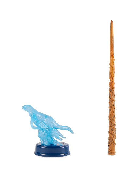 Varita de Hechizo Patronus Hermione Granger 33 cm con Figura Varita de Hechizo Patronus Hermione Granger 33 cm con Figura