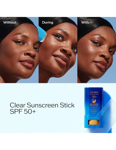 Stick Protector Solar Shiseido SPF 50+ Invisible 20g Stick Protector Solar Shiseido SPF 50+ Invisible 20g