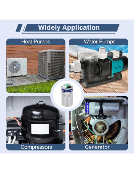 Capacitor de Arranque Doble VEXUNGA 30+5uF 370/440V CBB65 Capacitor de Arranque Doble VEXUNGA 30+5uF 370/440V CBB65
