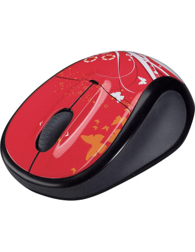 Ratón Óptico Inalámbrico Logitech V220 Mariposa Rubor