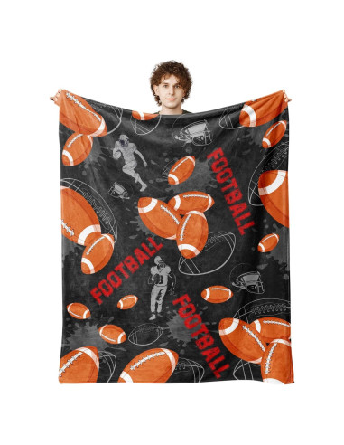 Manta de Fútbol Americano HSELOGI 101.6x127 cm Suave