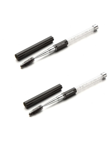 Brochas de Maquillaje JOSALINAS 2PCS - Cejas y Pestañas