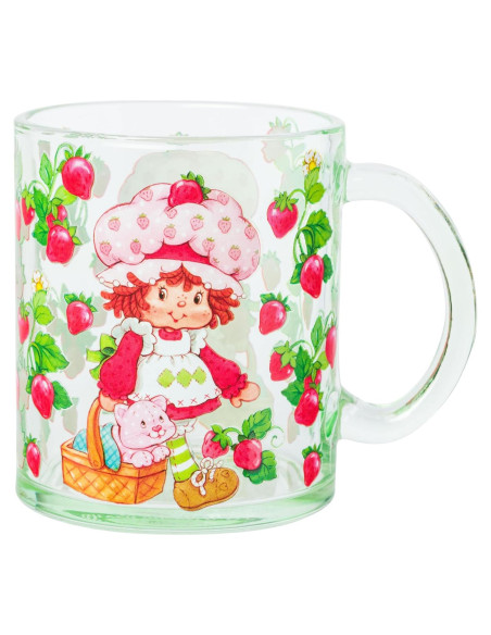 Taza de Café de Vidrio Silver Buffalo Strawberry Shortcake 0.5L Taza de Café de Vidrio Silver Buffalo Strawberry Shortcake 0.5L