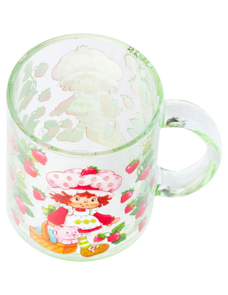 Taza de Café de Vidrio Silver Buffalo Strawberry Shortcake 0.5L Taza de Café de Vidrio Silver Buffalo Strawberry Shortcake 0.5L