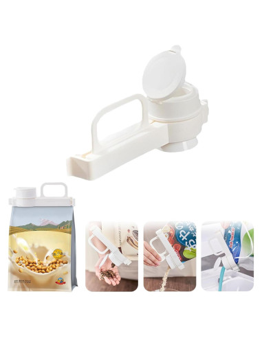 Clip para bolsas de comida HNLAYXL con boquilla 17 cm