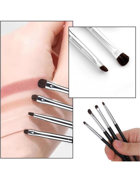 Juego de 8 Brochas de Maquillaje para Ojos WY Lighting Juego de 8 Brochas de Maquillaje para Ojos WY Lighting