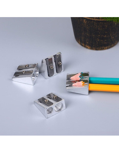 Sacapuntas de Magnesio JoyKot Doble Agujero para Supervivencia