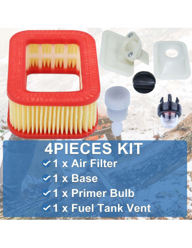 Kit de Filtro de Aire AUMEL para Motosierra 52cc 58cc