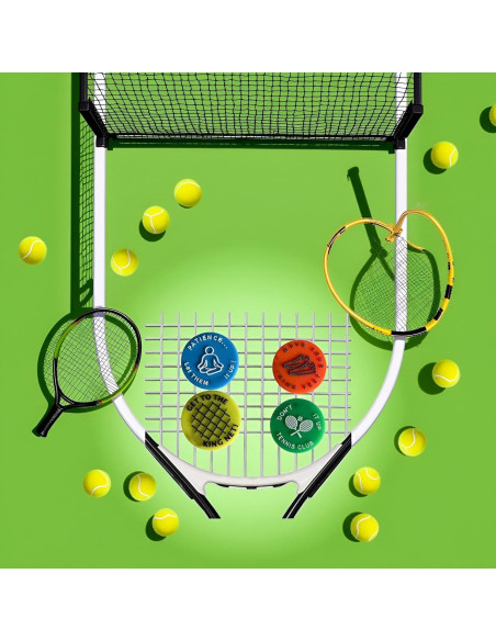 Amortiguadores de Vibración de Tenis Enyolidimk - 4 Pcs Amortiguadores de Vibración de Tenis Enyolidimk - 4 Pcs