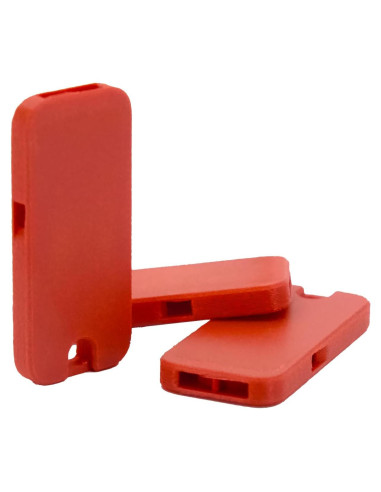 Silbato de Emergencia SOSonic 3-Pack 3E 110dB ABS Rojo