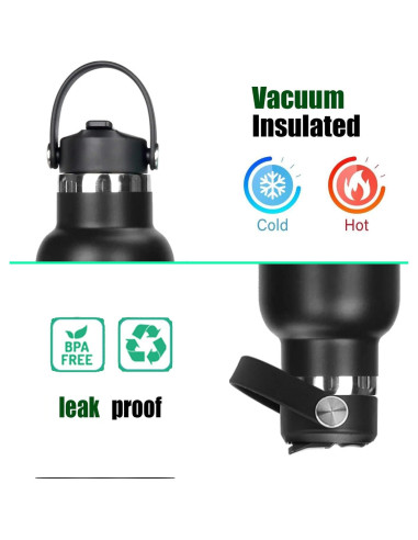 Tapa de Popote POYAKU para Hydro Flask 18-24 oz con Cubierta