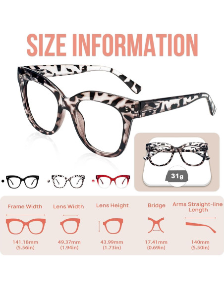 Gafas de lectura WEMOOTANTS 2.0 para mujeres - Leopardo Gafas de lectura WEMOOTANTS 2.0 para mujeres - Leopardo