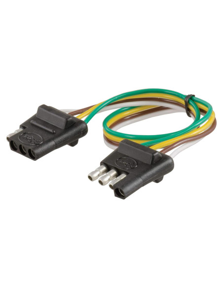 Arnés de Cableado CURT 58380 4 Pines Plano 30.48 cm Arnés de Cableado CURT 58380 4 Pines Plano 30.48 cm