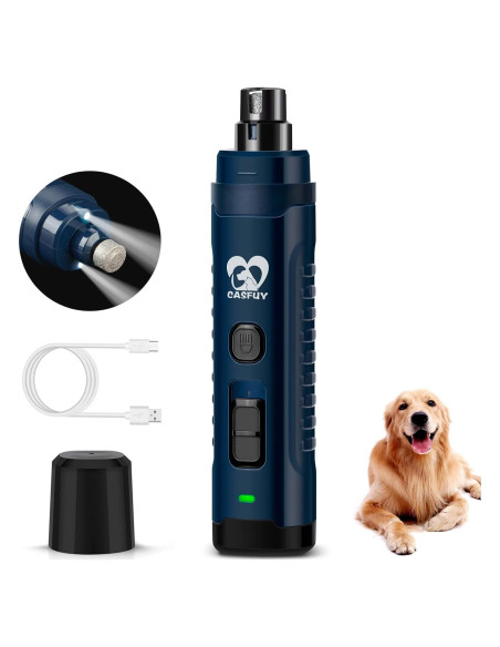 Molinillo de Uñas para Perros Casfuy N50 4.8V 2 Velocidades LED Molinillo de Uñas para Perros Casfuy N50 4.8V 2 Velocidades LED