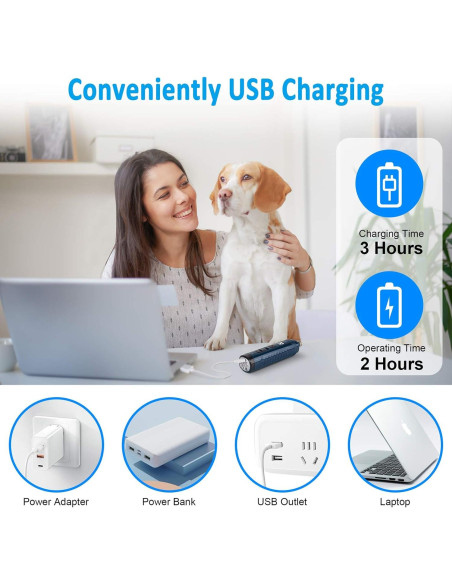 Molinillo de Uñas para Perros Casfuy N50 4.8V 2 Velocidades LED Molinillo de Uñas para Perros Casfuy N50 4.8V 2 Velocidades LED