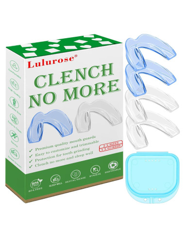 Protector Bucal Nocturno Lulurose Azul 2 Piezas Ajustable
