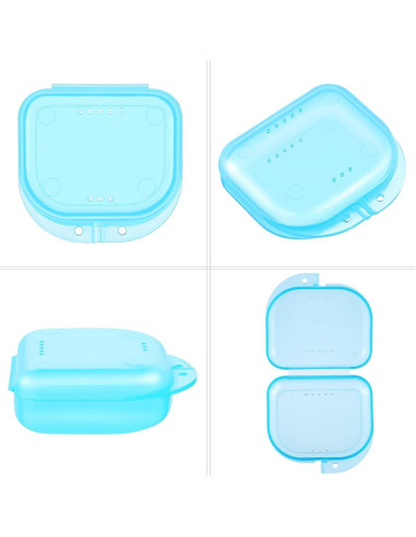 Protector Bucal Nocturno Lulurose Azul 2 Piezas Ajustable