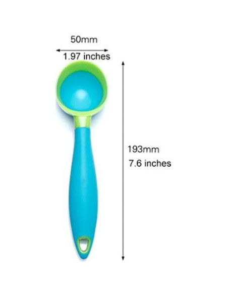 Cucharón de Helado Antiadherente Tellshun 2PCS PPR + Goma Cucharón de Helado Antiadherente Tellshun 2PCS PPR + Goma