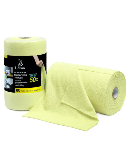 Paños de Microfibra Reutilizables LIVOS - 80 Unidades 29.2x29.2cm Paños de Microfibra Reutilizables LIVOS - 80 Unidades 29.2x29.2cm