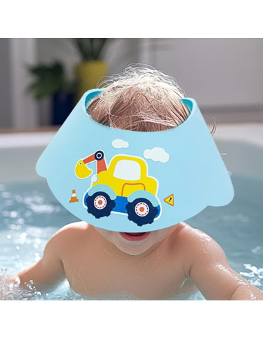 Visera de Ducha para Niños - Gorro de Baño Ajustable EVA