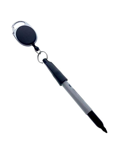 Carrete Retráctil para Bolígrafos y Marcadores Reel-N-Rite Negro