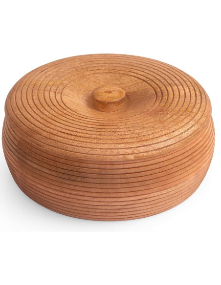 Cesta Calentadora de Tortillas de Madera Hecha a Mano 23 cm Cesta Calentadora de Tortillas de Madera Hecha a Mano 23 cm